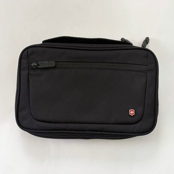 Victorinox Swiss Army Slimline Toiletry Bag Black - Picture 1 of 4